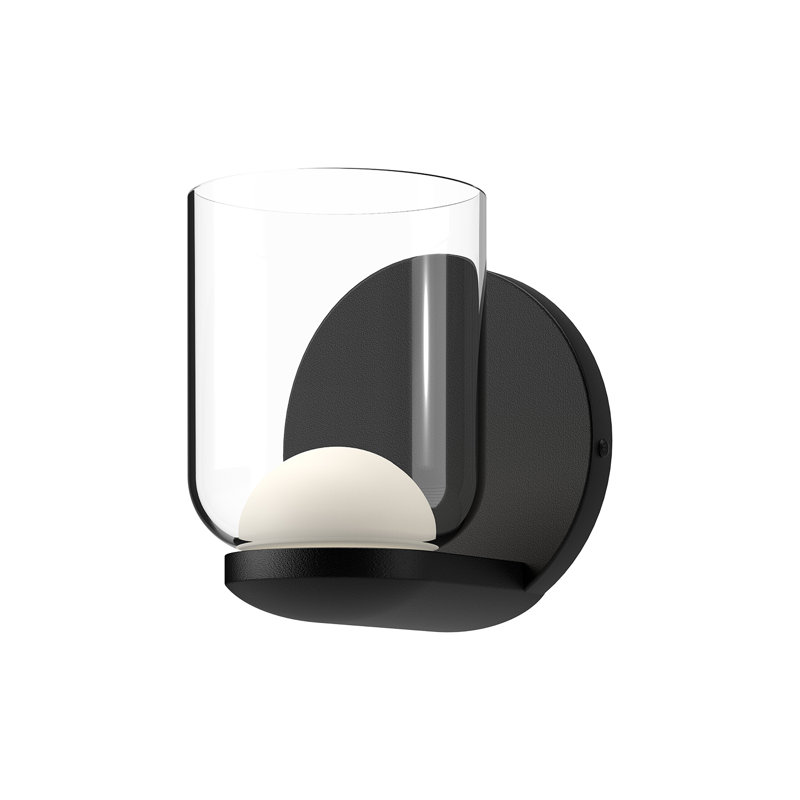 Cedar 1 - Light LED Armed Sconce, Black