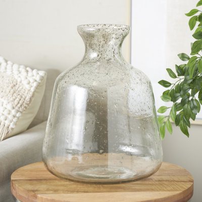 Cole And Glass Speckled Vase With Accents