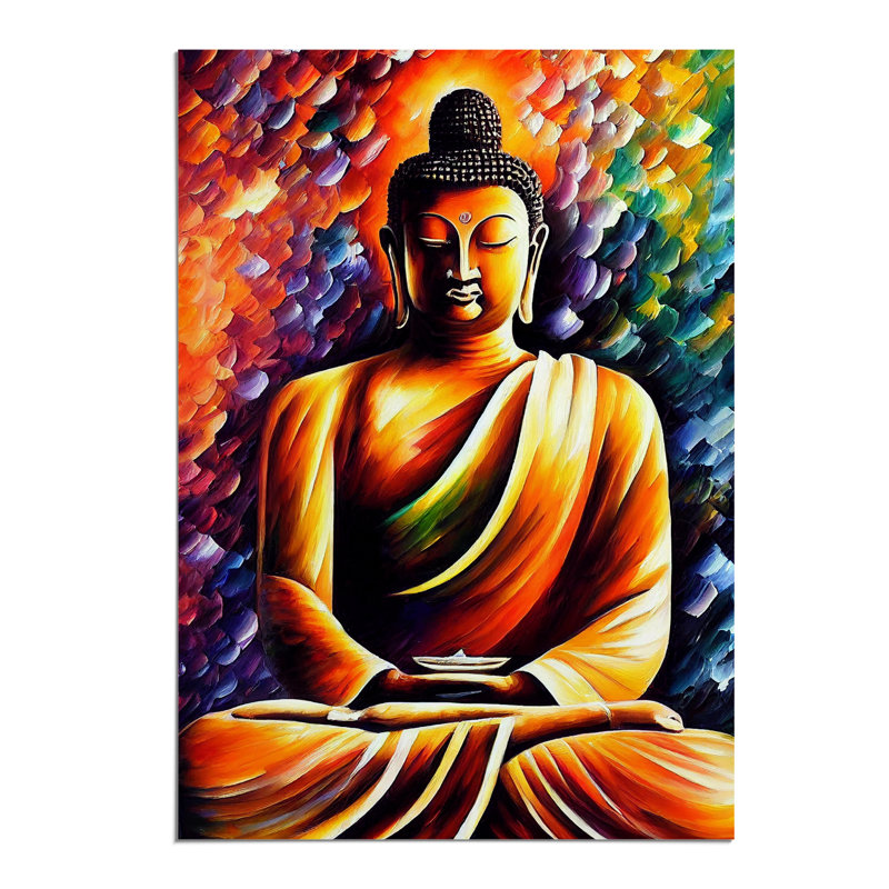 View Of Buddha No.2 - Wall Art, 29.7cm H x 21cm W, Paper, No Matte