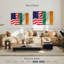 Drapeaux de Borges aux États-Unis et en Irlande-111840202