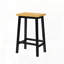 Ensemble de tabourets de bar en bois massif avec repose-pieds pour une utilisation stable dans la cuisine