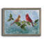 Winter Cardinal Duet II - Reproduction d'art graphique sur toile encadrée-1094536368-1094536369