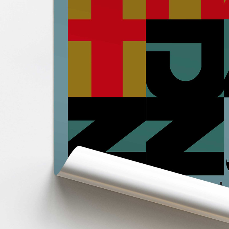 Affiche Jazz Jazz, H 36 po x l 24 po