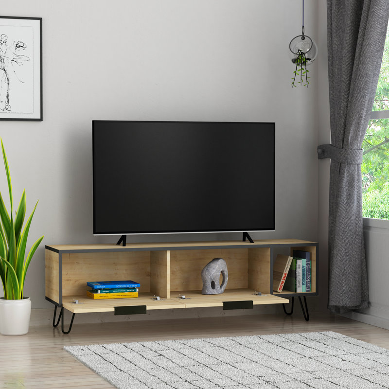 Renay TV Stand for TVs up to 55", Oak/Anthracite