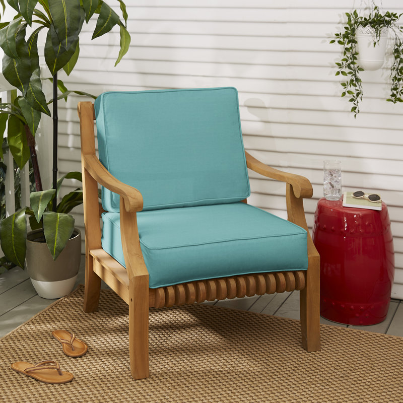 Coussin de chaise Diascia Sunbrella, Toile Sunbrella® Aruba, 22 po x 22 po, 4"
