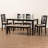 Haisten 6 - Person Four Leg Dining Set