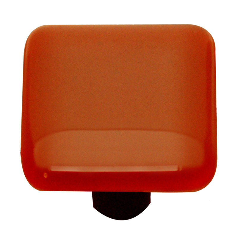 Poignée carrée de 1 1/2 po Solids, Aluminium, Corail coucher de soleil