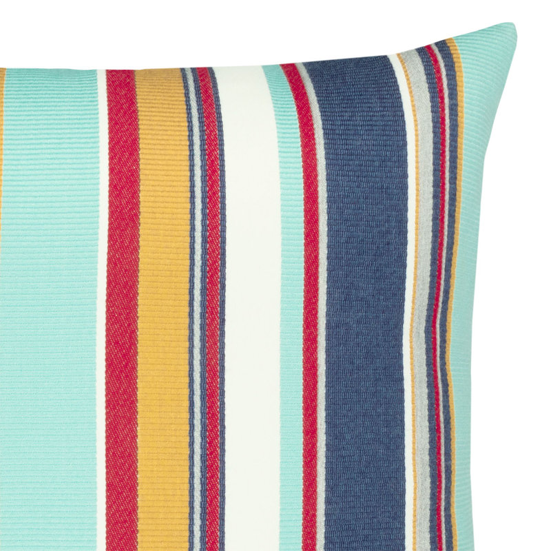 Perspective Sunbrella® Throw Square Indoor/Outdoor Pillow Cover & Insert by Elaine Smith, Sicily