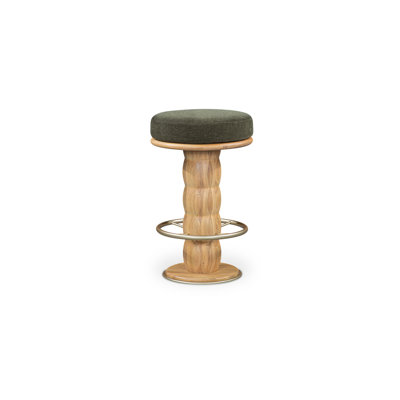 Tabouret pivotant Nio vert foncé