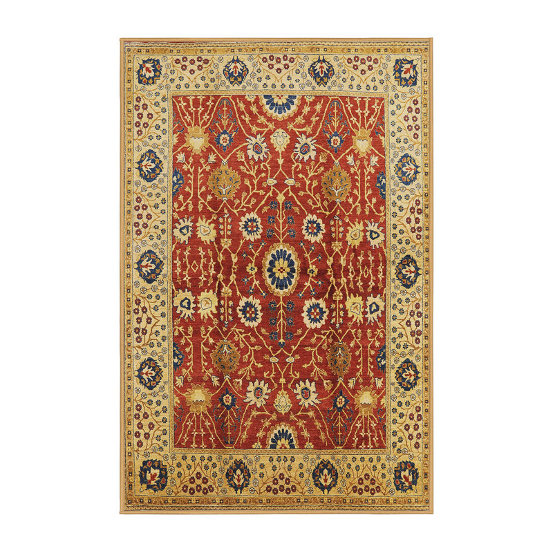 Sebiorn Oriental Indoor Rug, Rectangle 6' x 9'