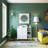 Daria Square Wood Framed Metal Wall Mirror