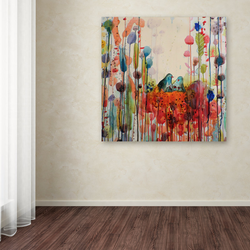« nest », reproduction sur toile tendue, H 24 po x l 24 po