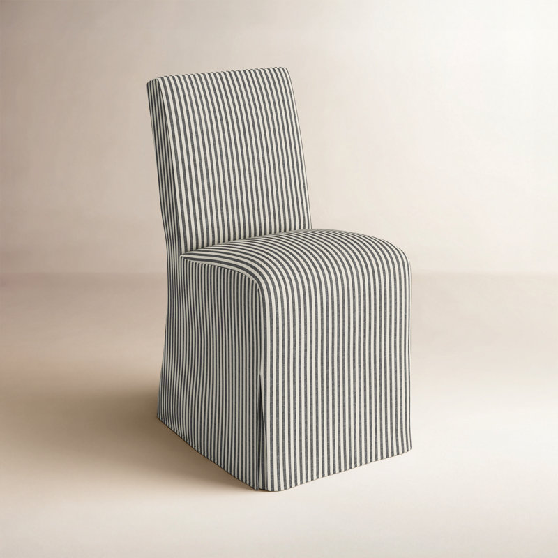 Chaise Stoffer Home x Fabric and Co. Lindy, Jane - carbone rayé