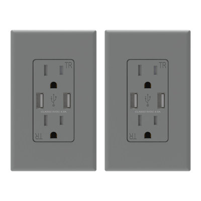 15 Tamper Resistant Duplex Outlet