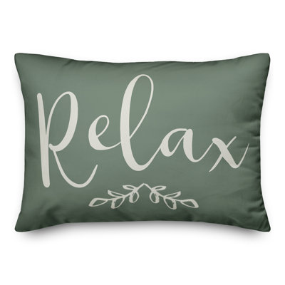 Relax On Indoor/Outdoor Throw Pillow
