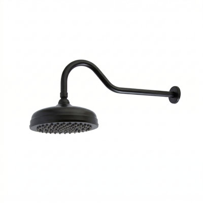 Gooseneck Showerhead 8" Diameter with 2.5 GPM