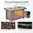 50,000 42" Fire Desk, -Effect Surface, Ceramic Tabletop, Steel Base, Lid, Lava Rocks, - Cover, , Grey Propane Table Side Prominence, Flame, Beautification, Oilblocking