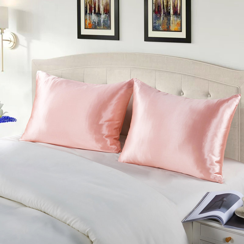 Sateen Standard Pillow Case, Standard, Russet Red