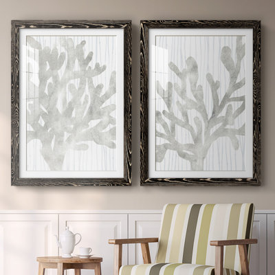 Quiet Coral I " Quiet Coral I " 2 - Pieces Painting Print