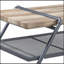 Table basse en chêne et gris sable