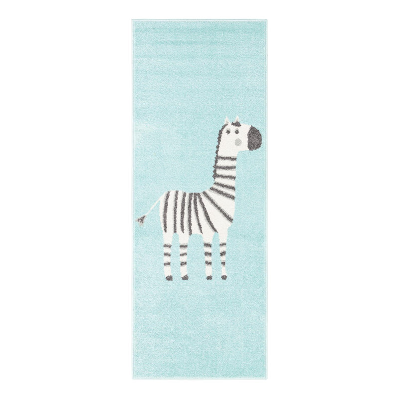 Whimsy Machine Woven Polypropylene Plastic Rug, Runner 2'2" x 6'1"