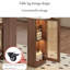 Table de bar extensible en imitation rotin de style moyen âge-788255355