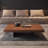 Modern minimalist square coffee table-1722828002