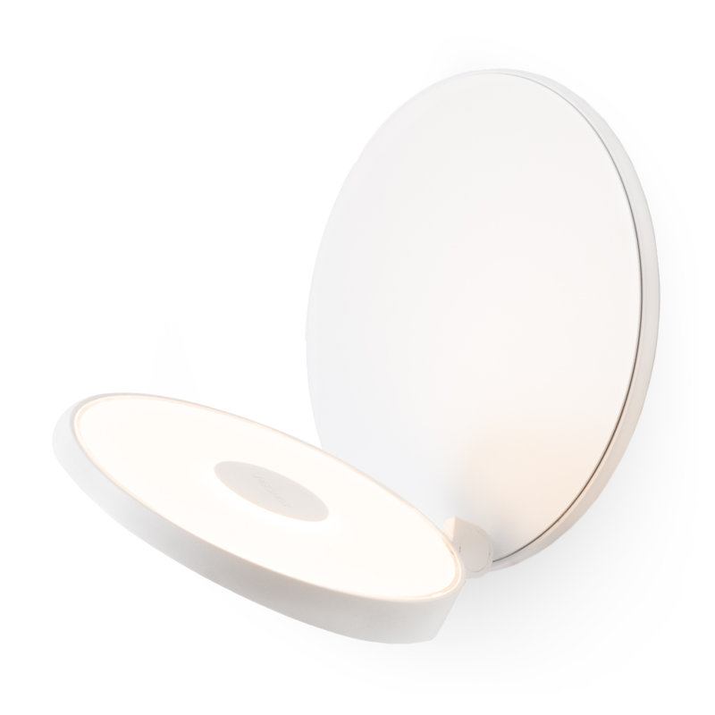 Gravy LED Flush Mounted Sconce, Matte White