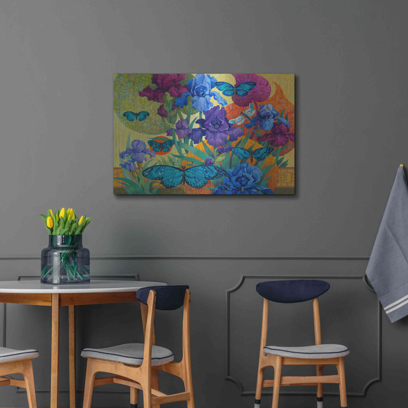 «Iris Garden» par David Galchutt, H 24 po x l 36 po