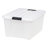 45 Qt./11.25 Gal. Plastic Storage Container Bin with Secure Lid and Latching Buckles-1939859873