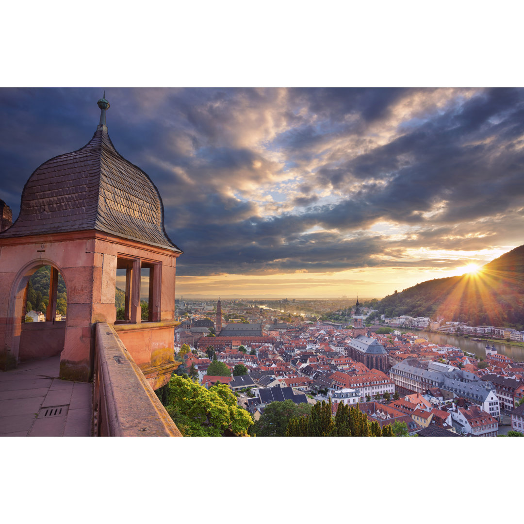 Heidelberg von RudyBalasko - Kunstdrucke auf Leinwand