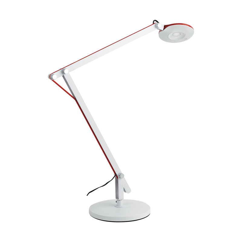 Camryne Metal Desk Lamp, White, White, White