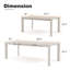 Table extensible extérieure en aluminium pour patio-1943421347