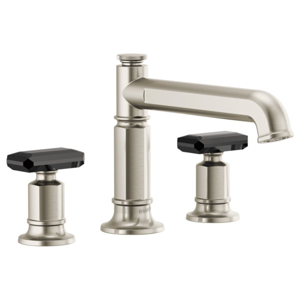 Invari® Roman Tub Faucet, Luxe Nickel, Knob