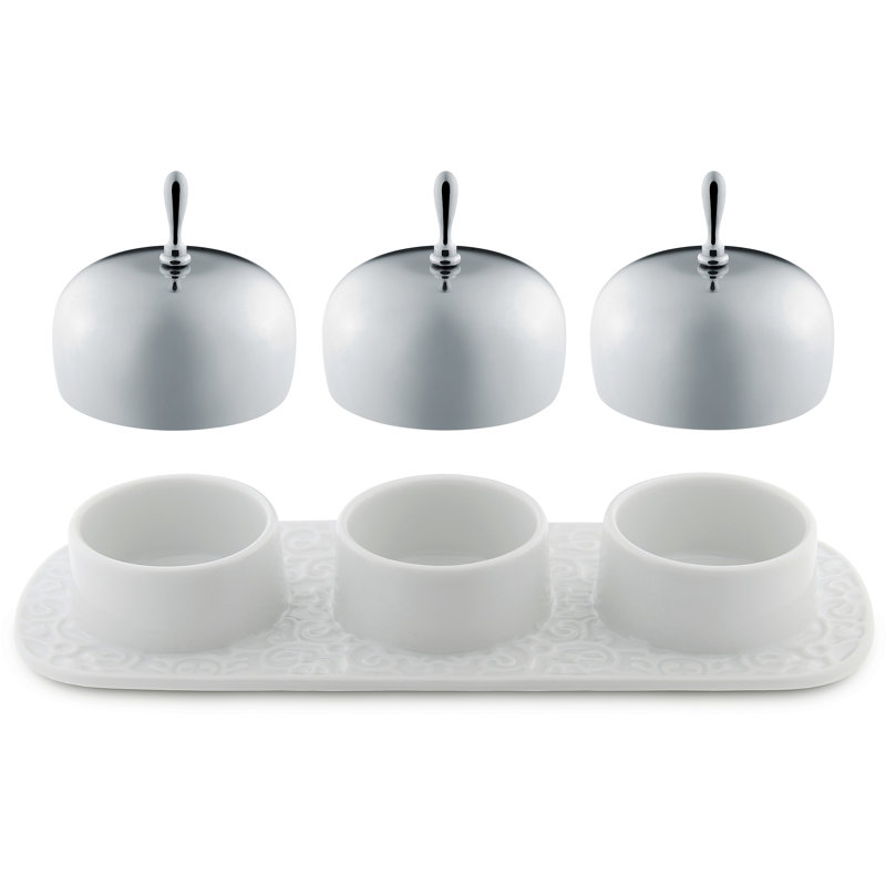 Alessi Dressed Stainless Steel Centrepiece