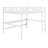 Metal Loft Bed With Power Outlet And LED Lighted, Space-Saving-1093811315