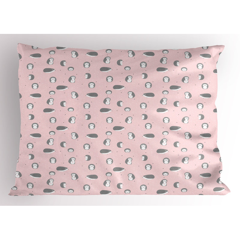 Ensemble de 2 taies décoratives Ambesonne Hedgehog, H 20 po x l 26 po