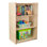 Mobile Birch Storage with (3) Shelves