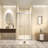 Tempered Glass With Explosion Proof Film, Aluminum Frame Material Double Sliding Opening Shower Door  - "1/4 (6 Mm), Stainless Steel Handle-124402398