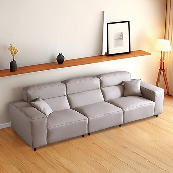 HOUZE 114.14'' Upholstered Sofa | Wayfair