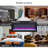 44" Electric Fireplace, In Wall Recessed With Remote And Multi Color Flame And Embers, LED Light Heater