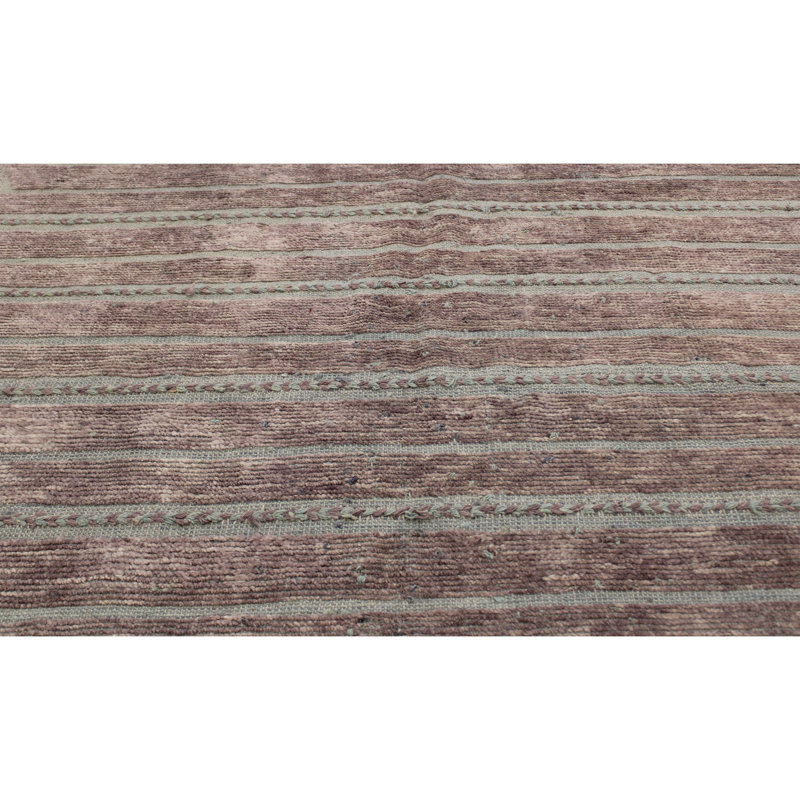 Wool Striped Area Rug