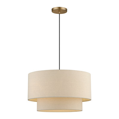 Bellingham Antique Gold Leaf Pendant