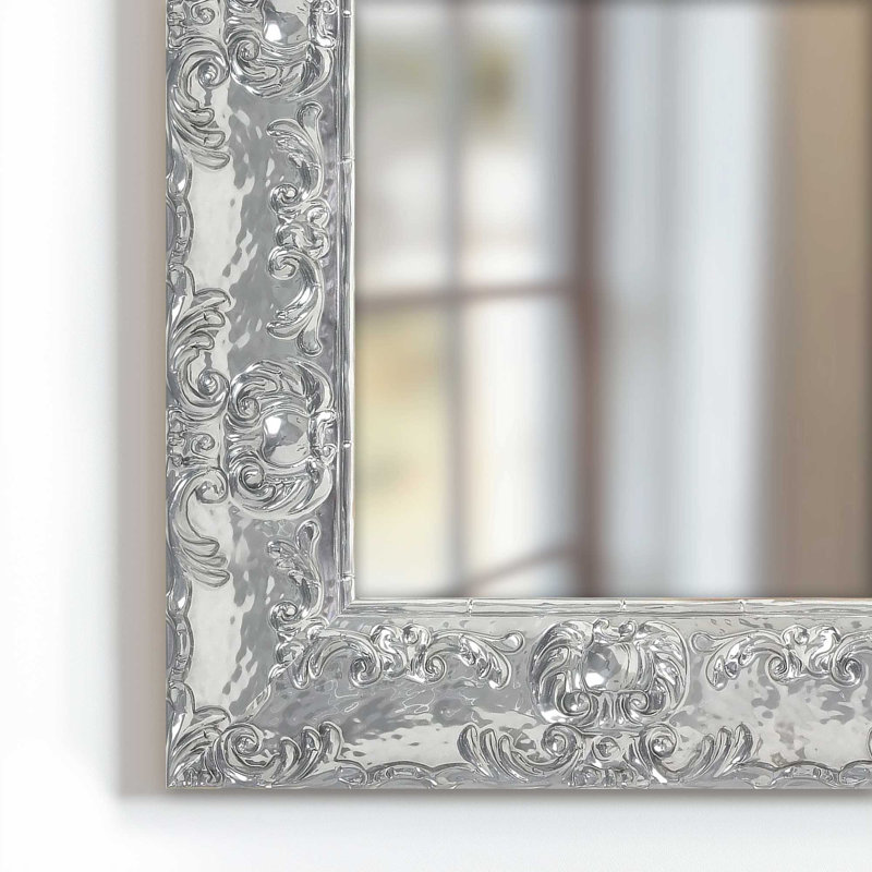 Miroir Lavo, Argent électrique, 43 po x 43 po