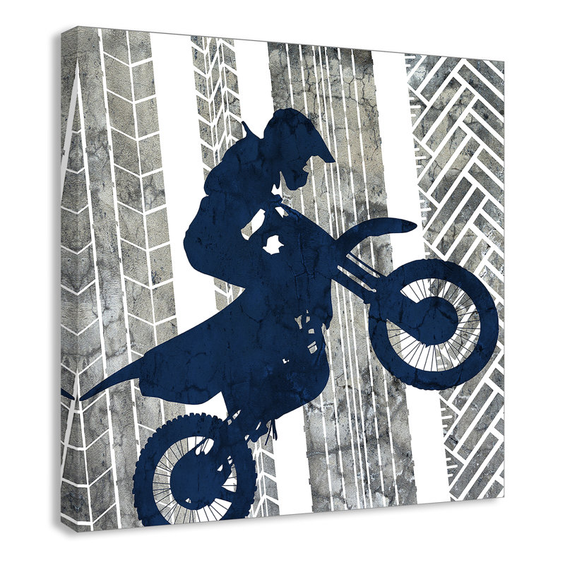 «Juvenile Motocross Motocross 1», art sur toile, H 16 po x l 16 po x P 1,5 po