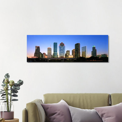 USA, Texas, Houston by Panoramic Images - Wrapped Canvas Panoramic Gallery-Wrapped Canvas Giclée