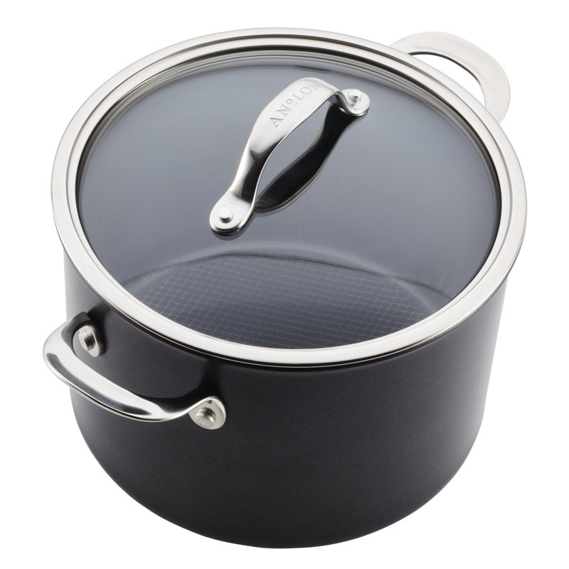 Anolon X Hybrid Nonstick Cookware Induction Pots and Pans Set, 10 Piece