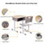 Ensemble de bureau d'art 23,62 po Kinga-182818157