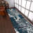 Crayton Machine Made Heatset Polypropylene Area Rugs  - Silver Blue Color, Abstract Modern Design, Low Pile Machine Made Area Rugs for Living Room, Bed Room-85257021