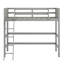 Lit mezzanine en bois avec échelle-1035091655